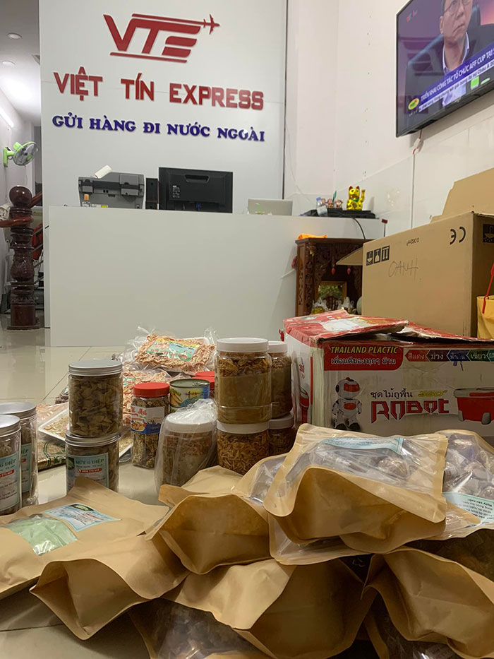 Gửi thực phẩm đi Mỹ