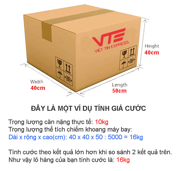 Cách tính trọng lượng