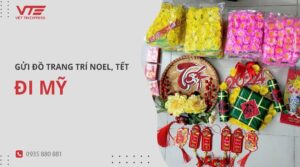 Gửi đồ trang trí Noel, Tết đi Mỹ