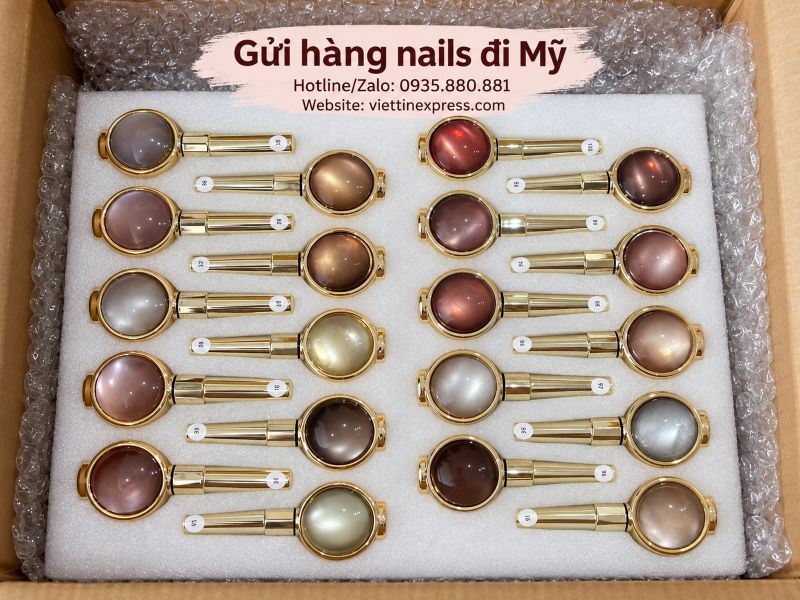 Gửi hàng nails đi Mỹ tại TPHCM - Nhận sơn gel, dụng cụ và thiết bị nail