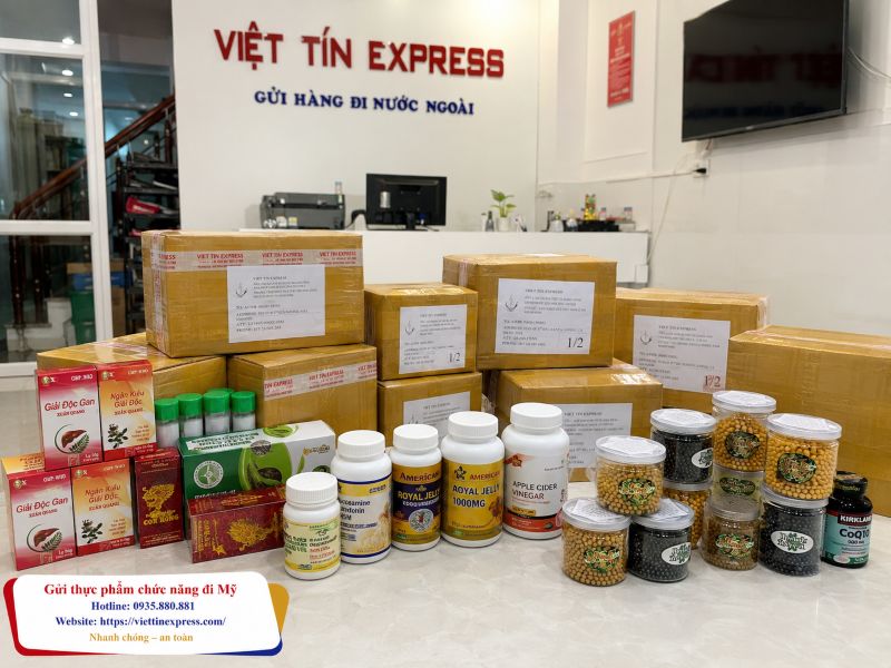 Gửi thực phẩm chức năng đi Mỹ