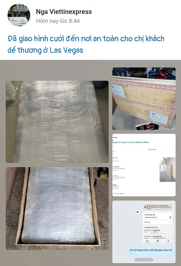 Đã giao hình cưới đến nơi an toàn cho chị khách dễ thương ở Las Vegas