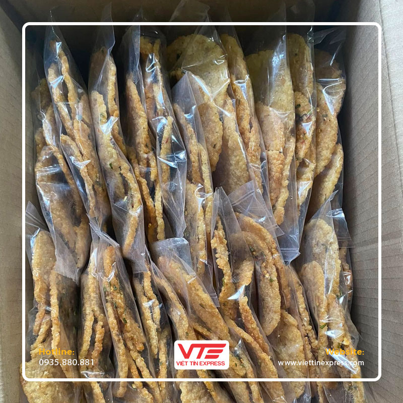 Gửi bánh gạo đi Mỹ