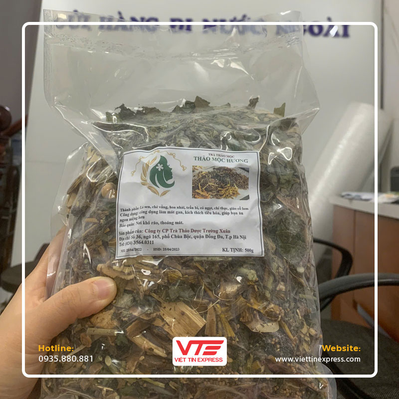 Gửi thảo dược đi California