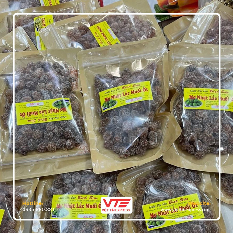 Vận chuyển đồ ăn chín đi Mỹ