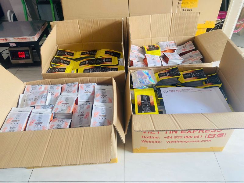 Gửi cà phê đi châu âu