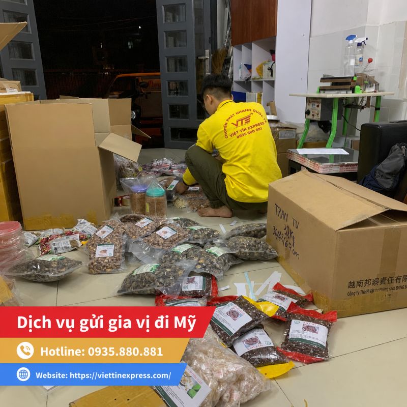 Dịch vụ gửi gia vị đi Mỹ an toàn, đúng quy định