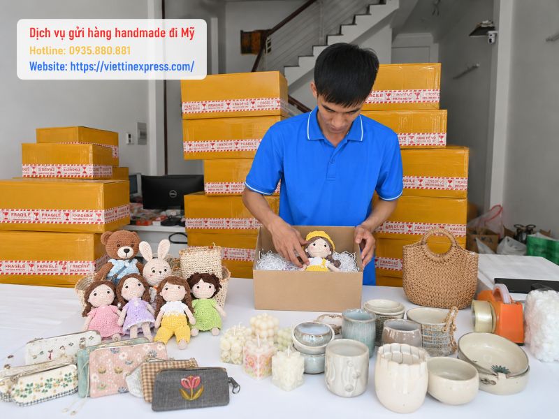 Gửi hàng handmade đi Mỹ