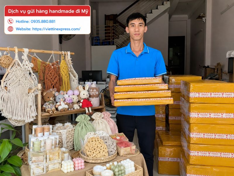 Gửi hàng handmade đi Mỹ