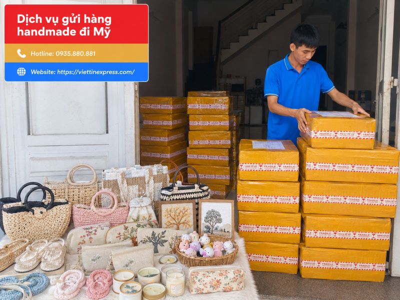 Gửi hàng handmade đi Mỹ