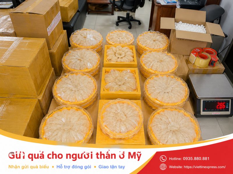 Gửi quà cho người thân ở Mỹ nhanh chóng, giao tận nơi