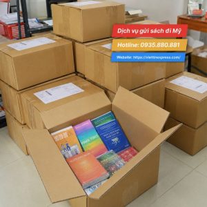 Gửi sách đi Mỹ nhanh chóng, đóng gói chắc chắn