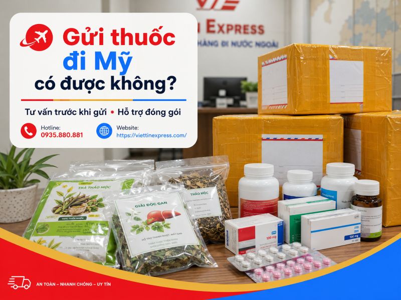 Gửi thuốc đi Mỹ