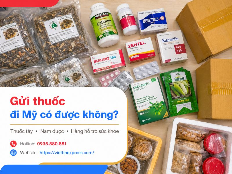 Gửi thuốc đi Mỹ